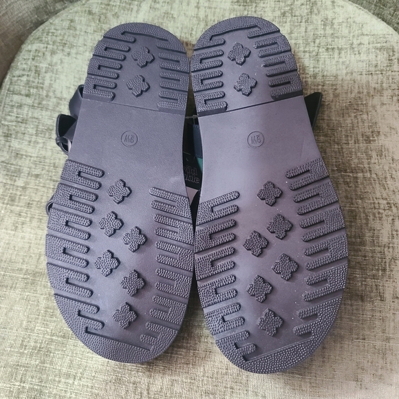 Target Black Thalia Sandals Size 9 Wide - Picture 4 of 5